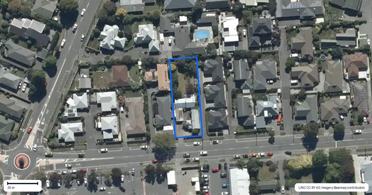 Property context map for 50 Merrin Street, Avonhead, Christchurch