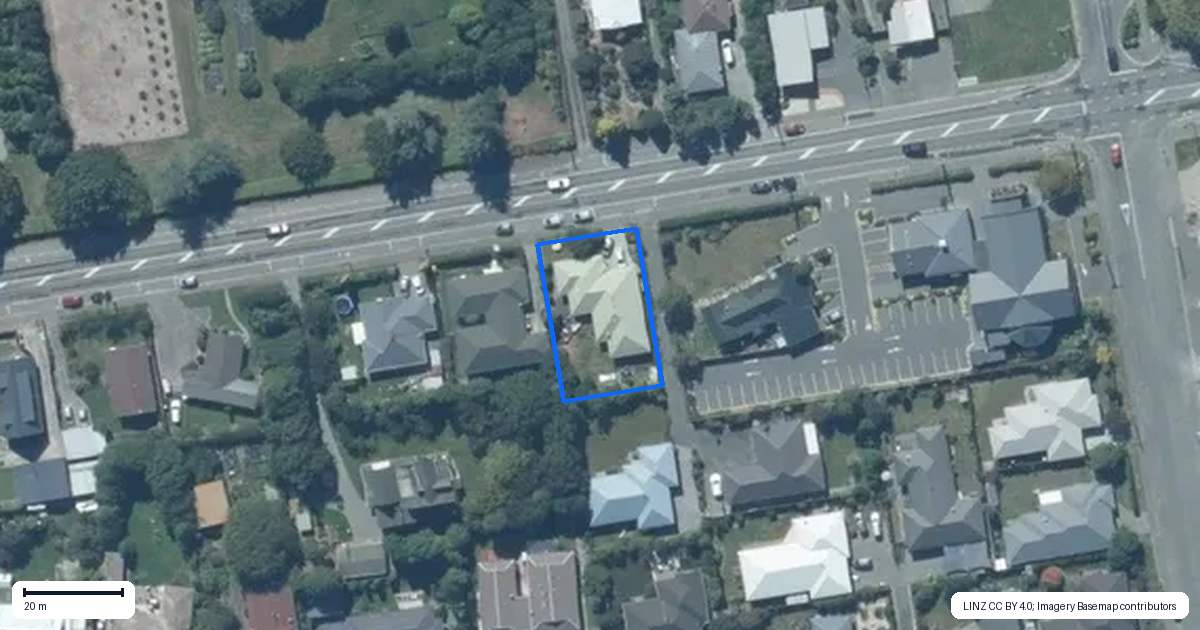 Property context map for 35B Gerald Street, Lincoln