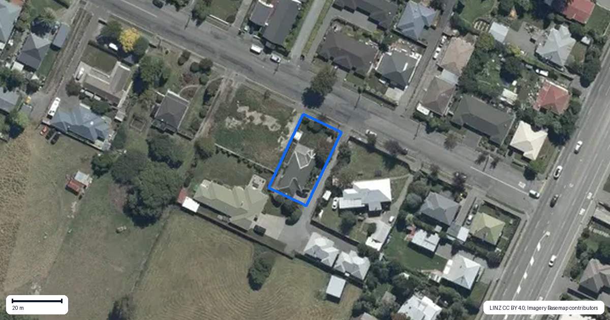 Property context map for 9A Darroch Street, Belfast, Christchurch