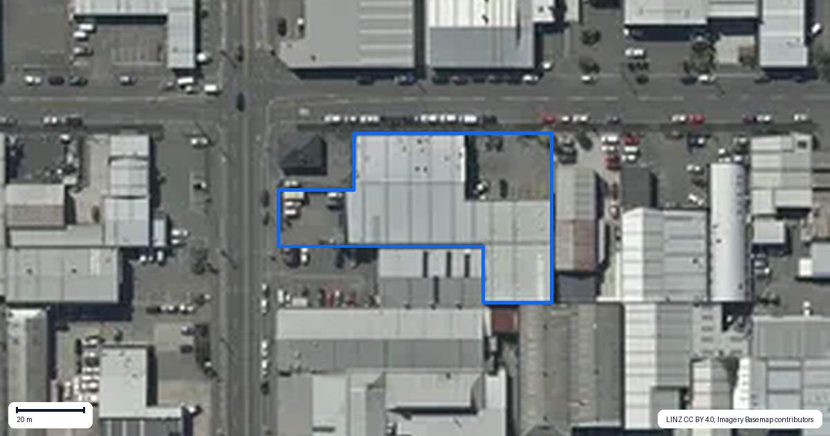 Property context map for 72 Byron Street, Sydenham, Christchurch