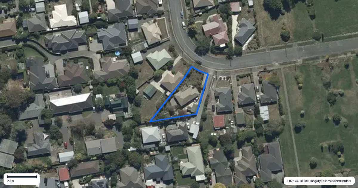 Property context map for 10 Cheam Street, Dallington, Christchurch