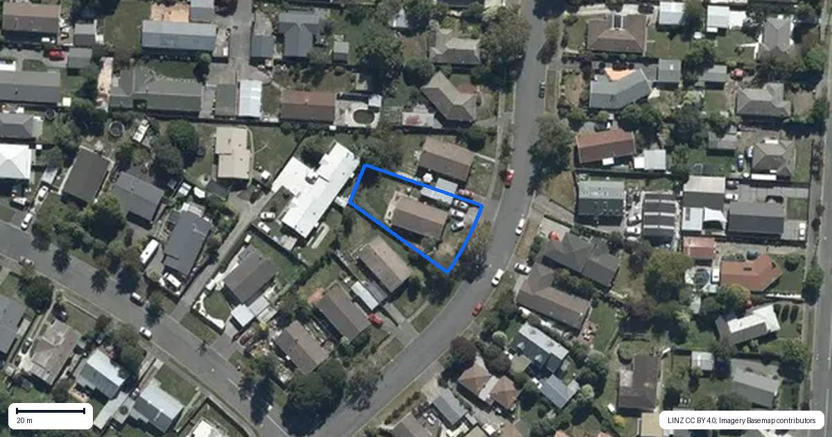 Property context map for 19 Jenkins Avenue, Redwood, Christchurch