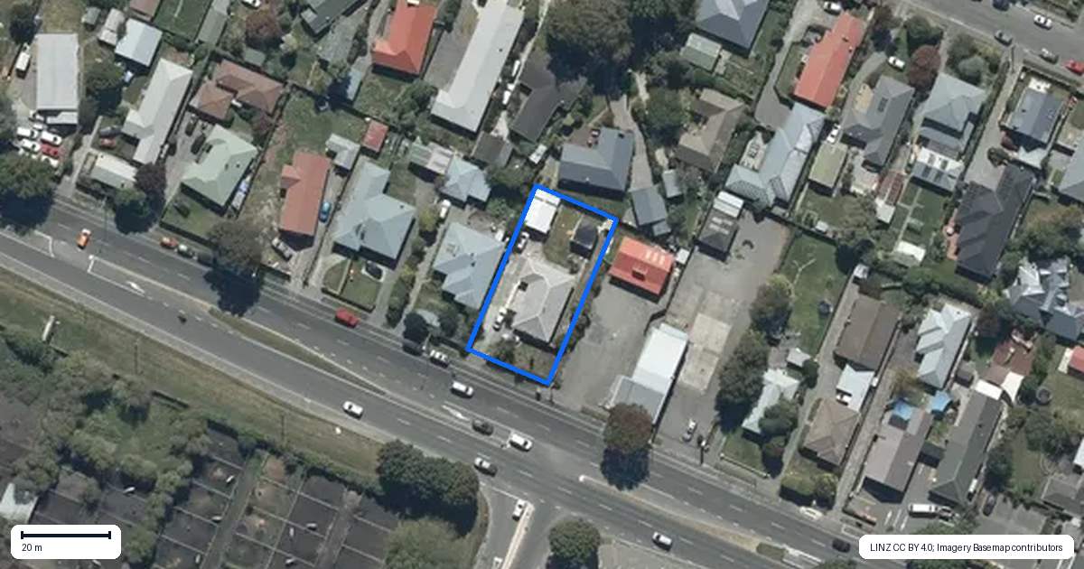Property context map for 202 Yaldhurst Road, Avonhead, Christchurch
