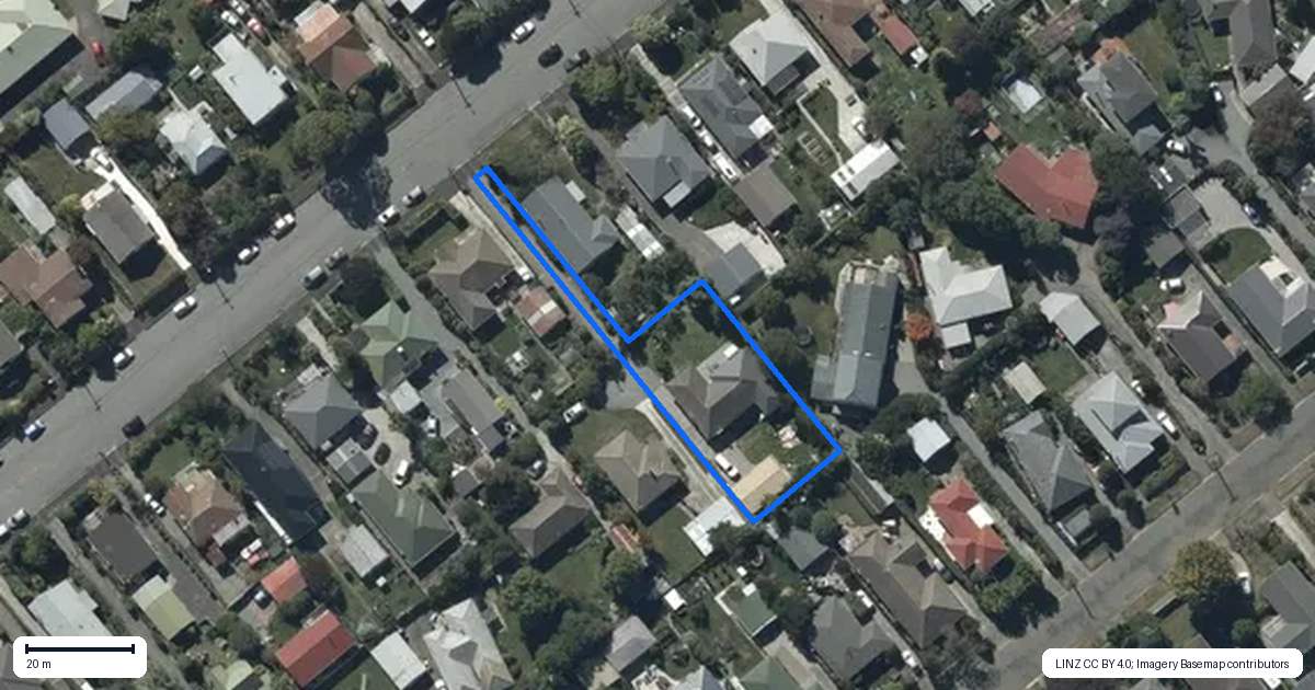Property context map for 30A Conway Street, Somerfield, Christchurch