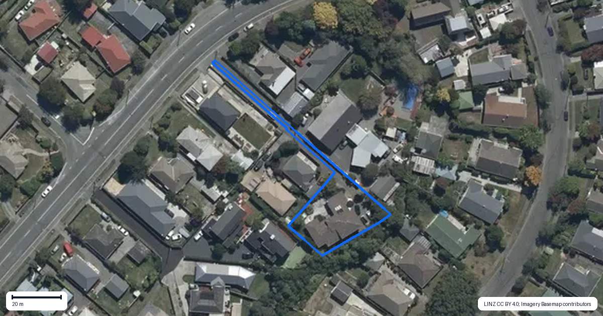 Property context map for 212 Grahams Road, Burnside, Christchurch