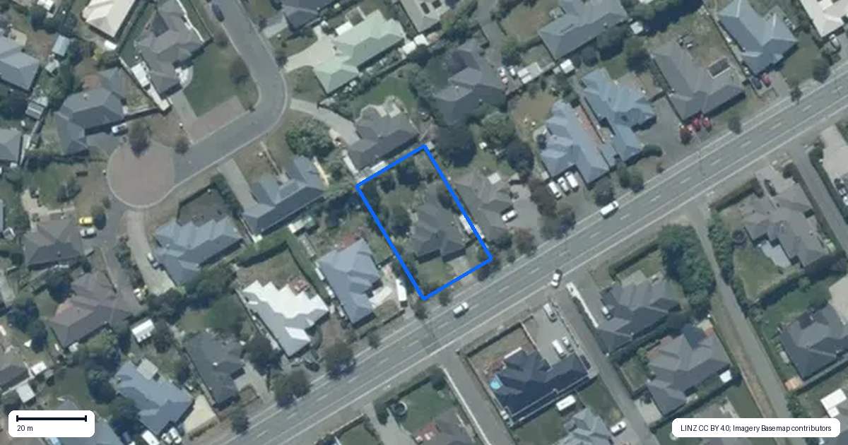 Property context map for 116 Lowes Road, Rolleston