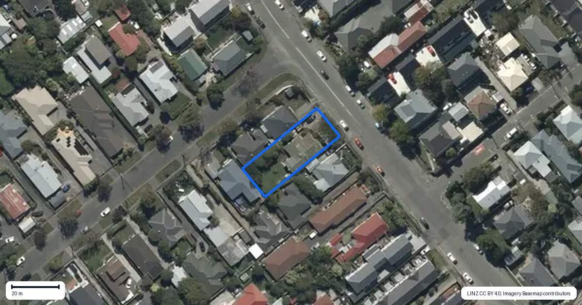Property context map for 151 Simeon Street, Spreydon, Christchurch