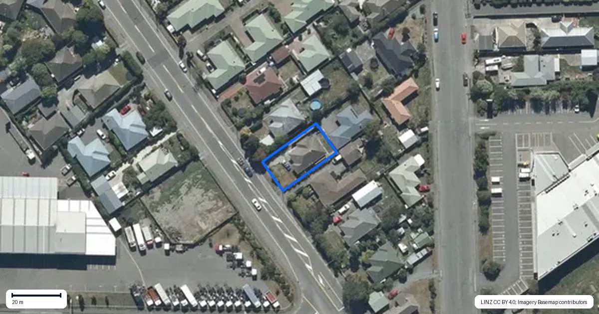 Property context map for 68 Racecourse Road, Sockburn, Christchurch