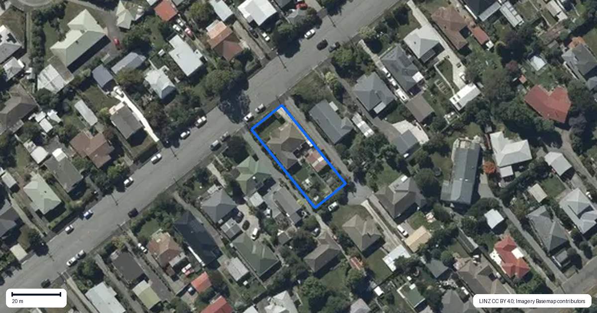Property context map for 28 Conway Street, Somerfield, Christchurch