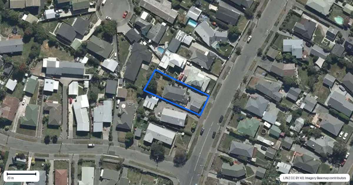 Property context map for 81 Cotswold Avenue, Bishopdale, Christchurch