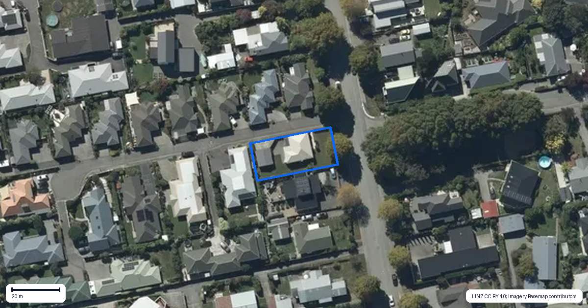 Property context map for 18 Bowenvale Avenue, Cashmere, Christchurch