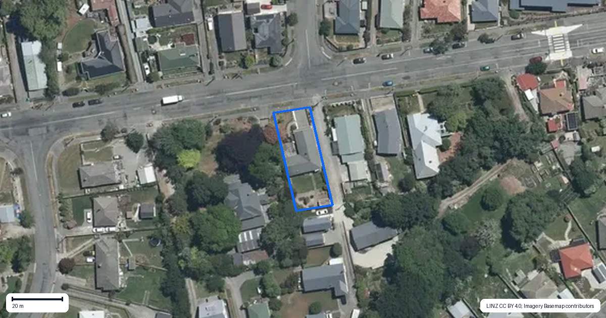 Property context map for 78 Grants Road, Marchwiel, Timaru