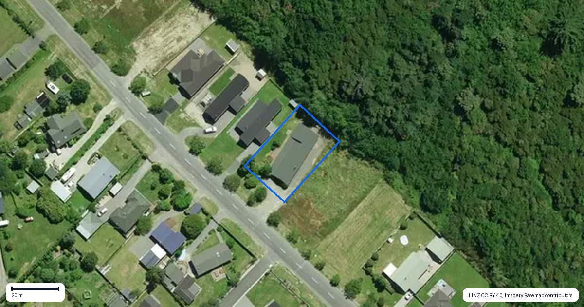 Property context map for 130 Jacks Pass Road, Hanmer Springs