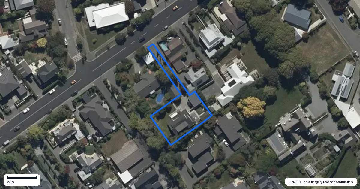 Property context map for 48 Glandovey Road, Fendalton, Christchurch