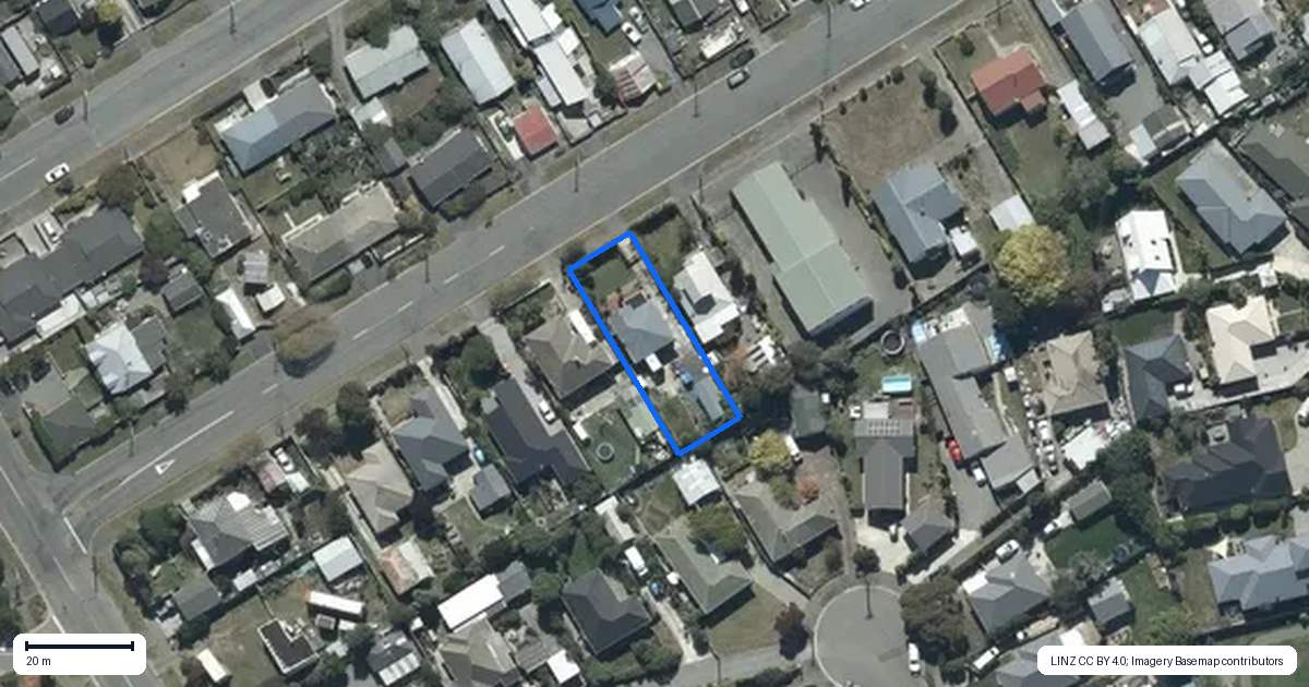 Property context map for 149 Tedder Avenue, North New Brighton, Christchurch
