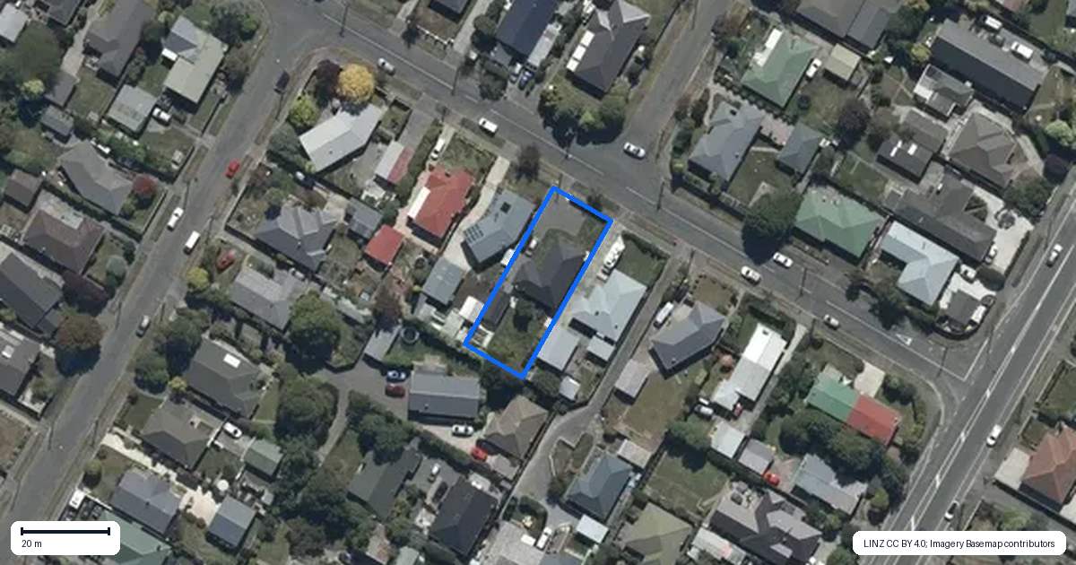 Property context map for 9 Kilburn Street, Bishopdale, Christchurch
