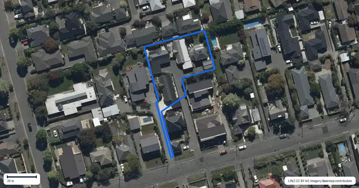 Property context map for 13 Plynlimon Road, Fendalton, Christchurch