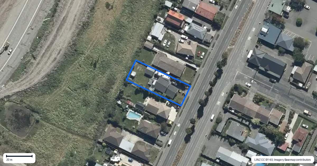 Property context map for 793 Main North Road, Belfast, Christchurch