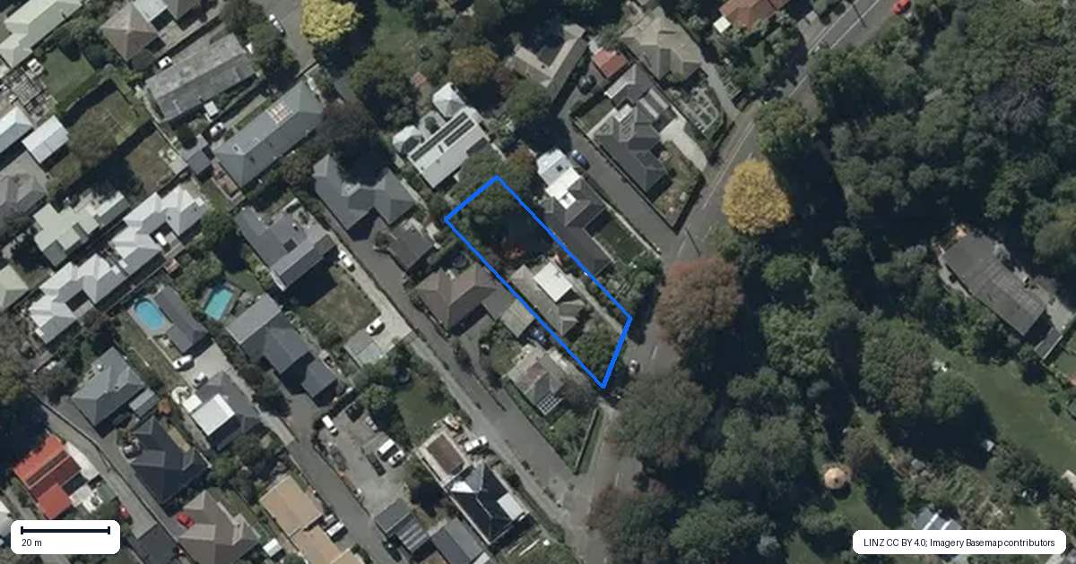Property context map for 265 Ashgrove Terrace, Somerfield, Christchurch