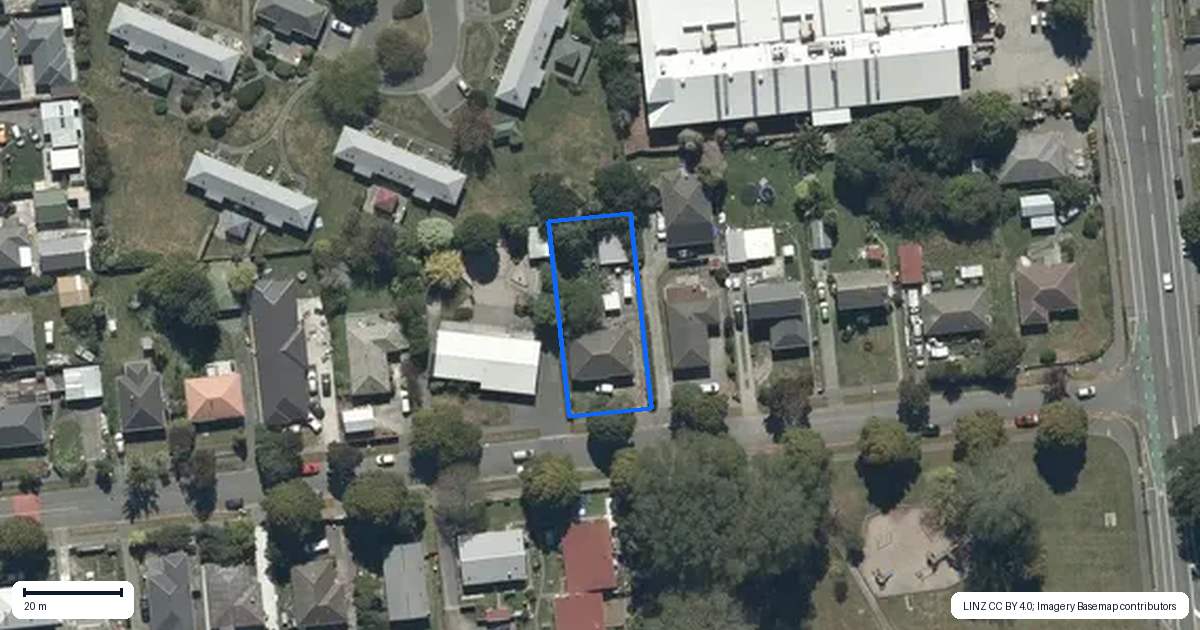 Property context map for 15 Haynes Avenue, Upper Riccarton, Christchurch
