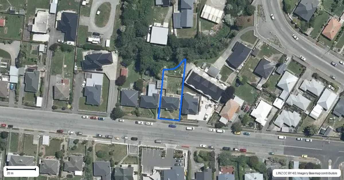 Property context map for 35 Douglas Street, Highfield, Timaru