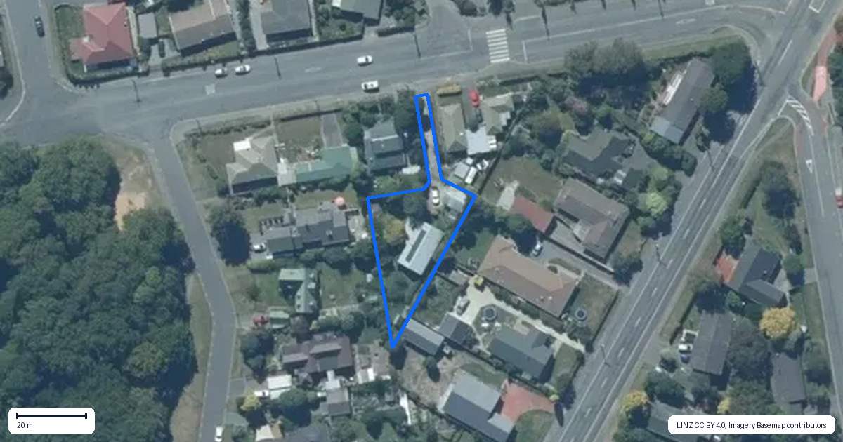 Property context map for 95 North Belt, Lincoln