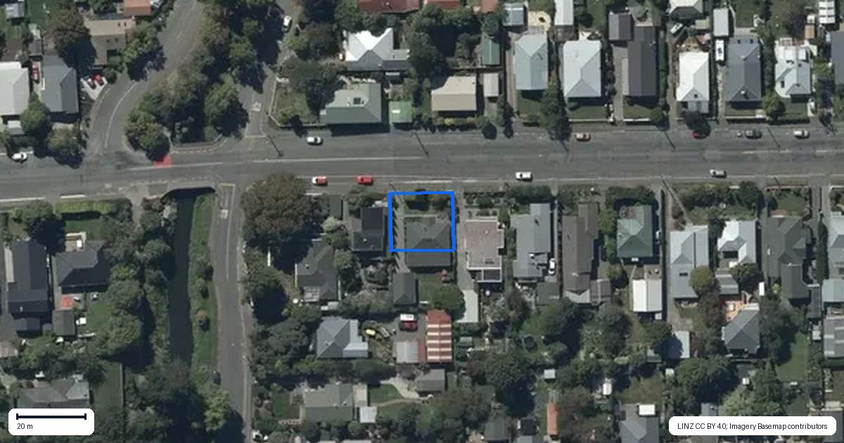 Property context map for 34 Malcolm Avenue, Beckenham, Christchurch