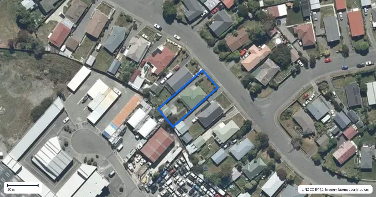 Property context map for 57 Denise Crescent, Hornby, Christchurch