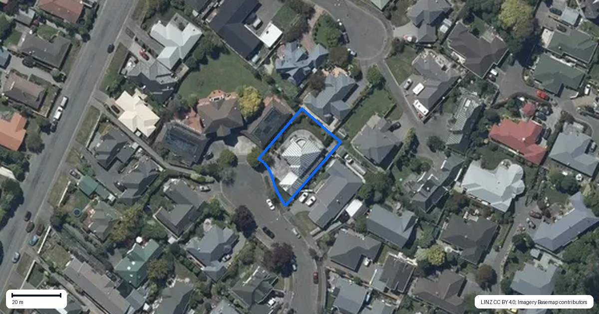 Property context map for 86 Muir Avenue, Halswell, Christchurch