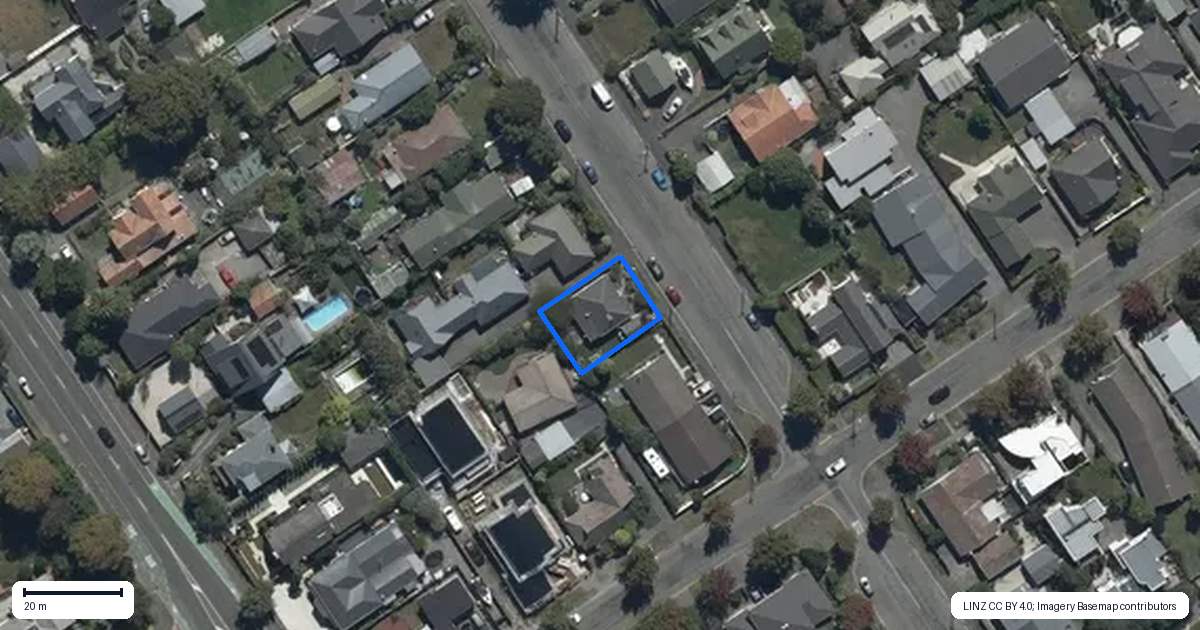 Property context map for 27 Bennett Street, Papanui, Christchurch