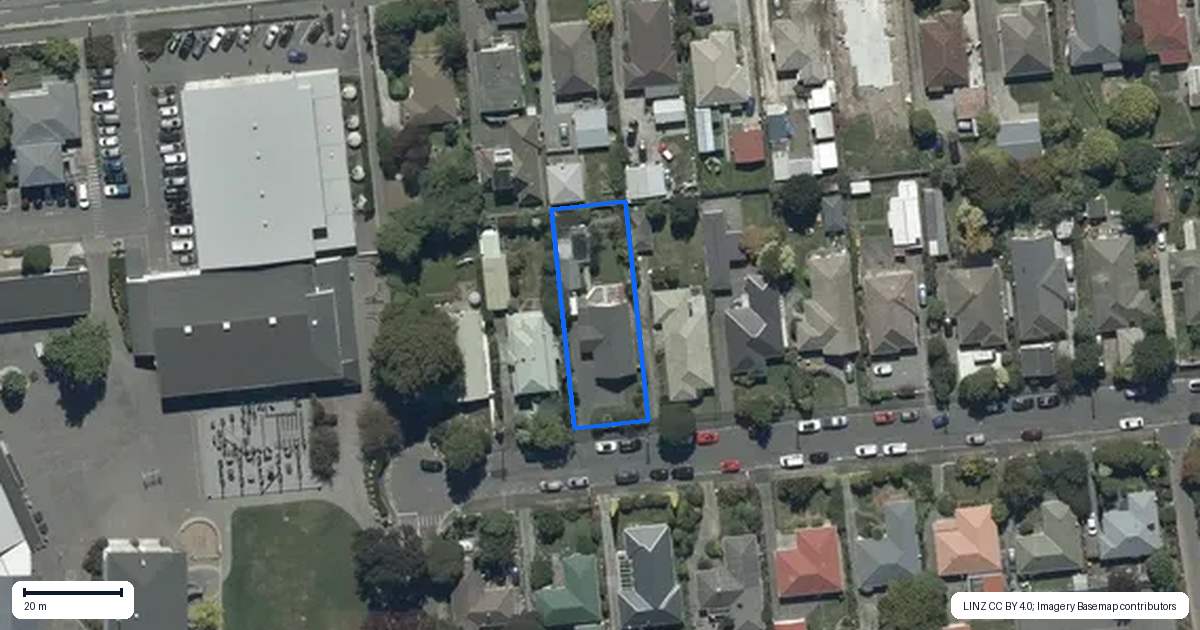 Property context map for 33 Acacia Avenue, Upper Riccarton, Christchurch