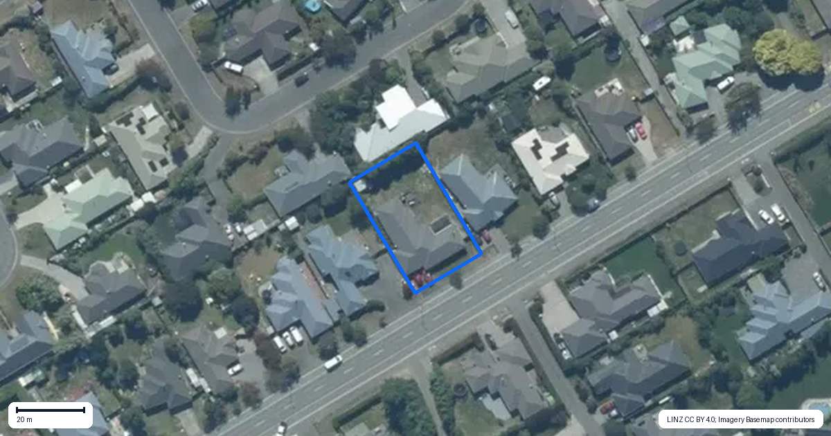Property context map for 108 Lowes Road, Rolleston