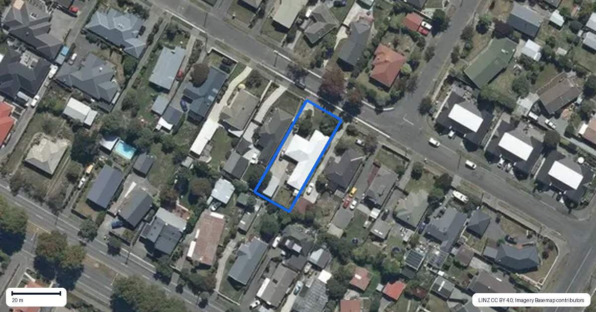Property context map for 11 Kingrove Street, Bishopdale, Christchurch