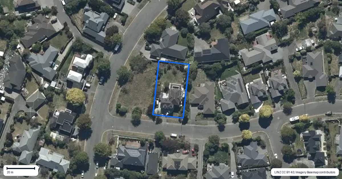 Property context map for 3 Glastonbury Drive, Burwood, Christchurch