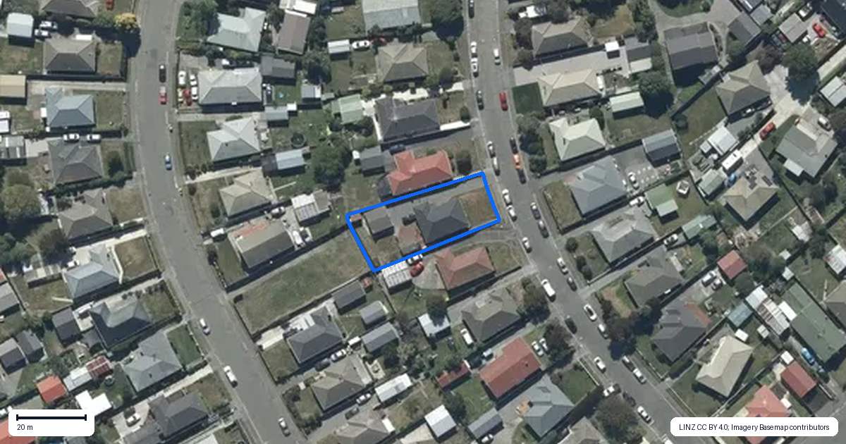 Property context map for 13 Glenora Place, Hornby, Christchurch