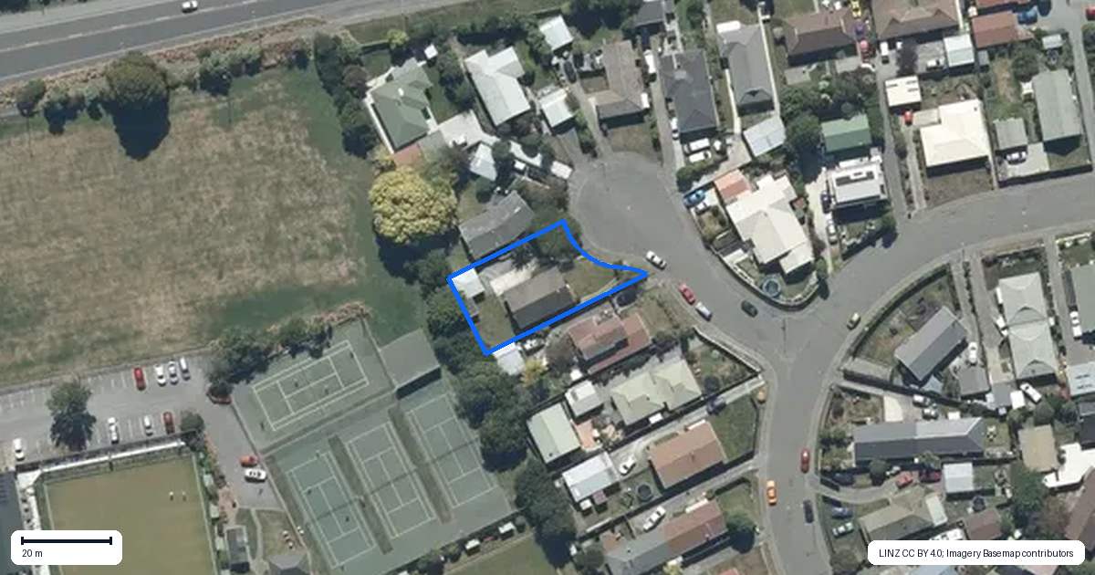 Property context map for 5 Loreto Place, Hornby, Christchurch
