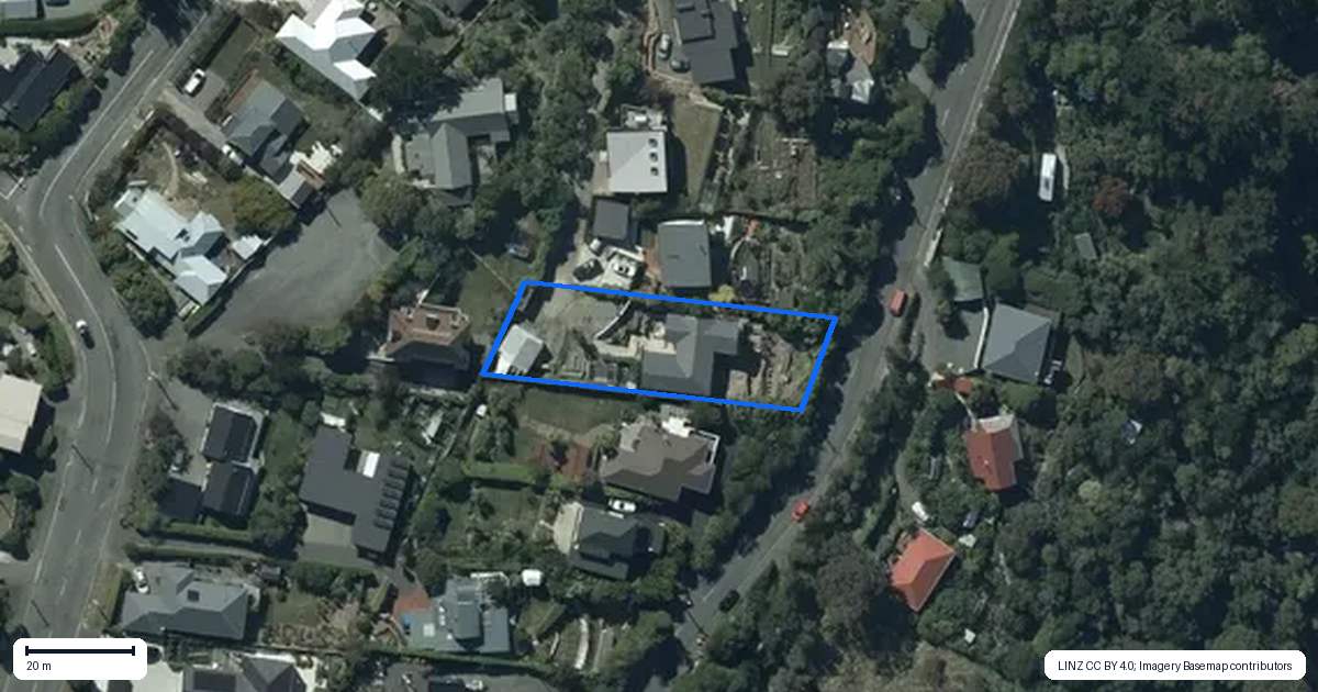 Property context map for 15 Mortens Lane, Mount Pleasant, Christchurch