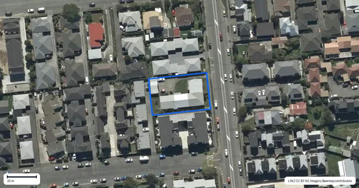 Property context map for 3/65 Matipo Street, Riccarton, Christchurch