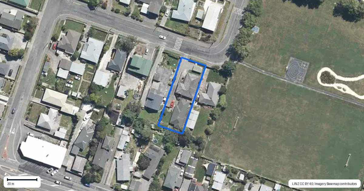 Property context map for 11A Aldersgate Street, Kaiapoi