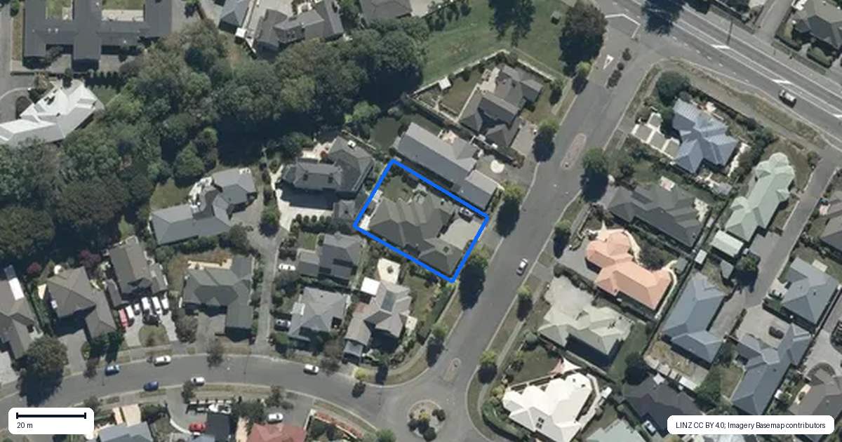 Property context map for 6 Nunweek Boulevard, Harewood, Christchurch