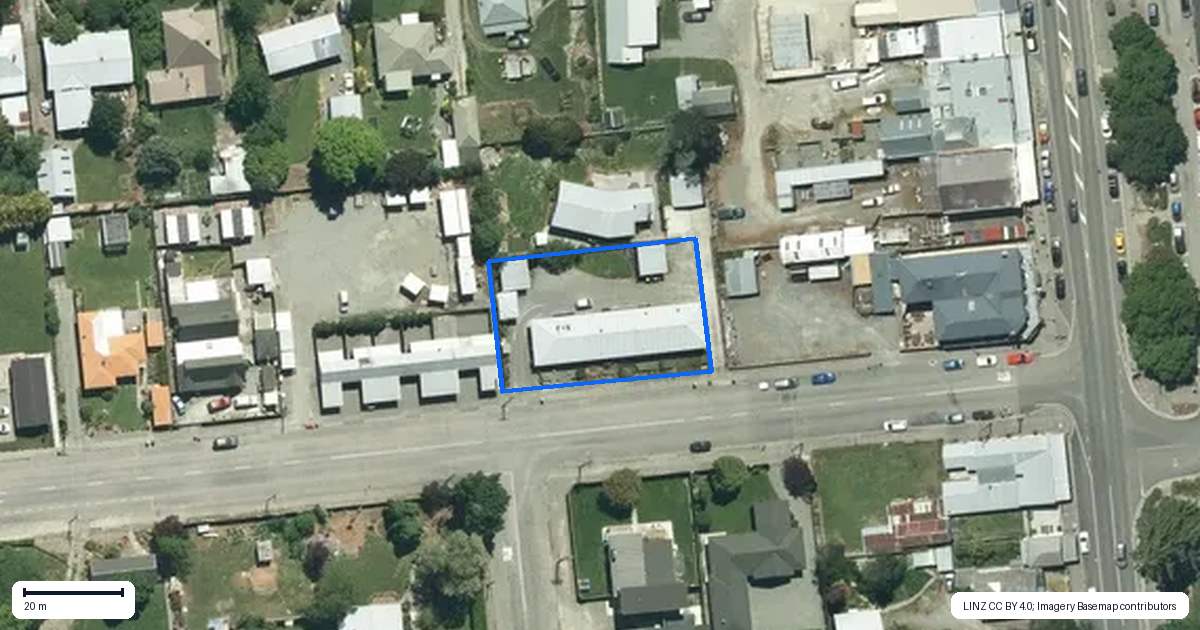Property context map for 4/4 School Road, Fairlie