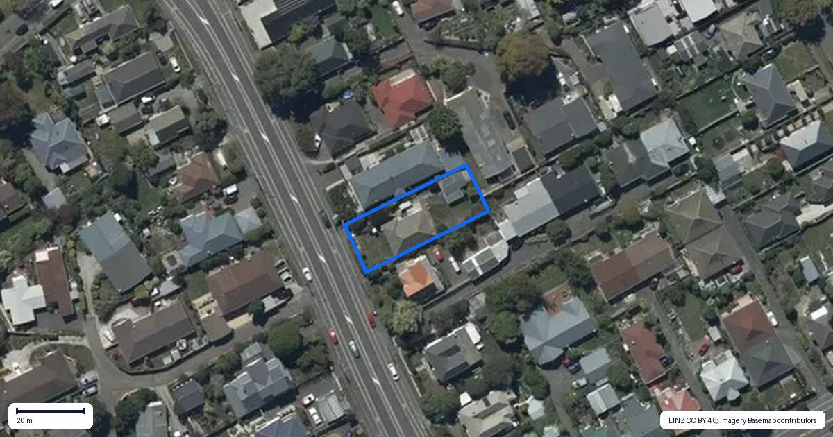 Property context map for 178 Wilsons Road South, Saint Martins, Christchurch