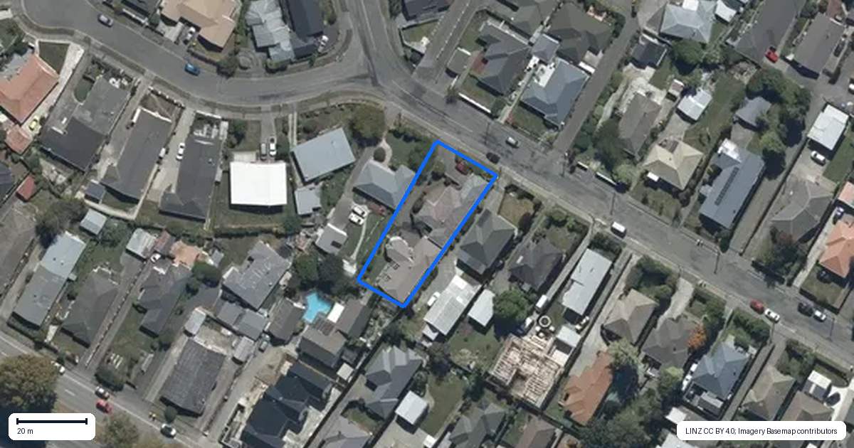 Property context map for 37A Bainton Street, Bishopdale, Christchurch