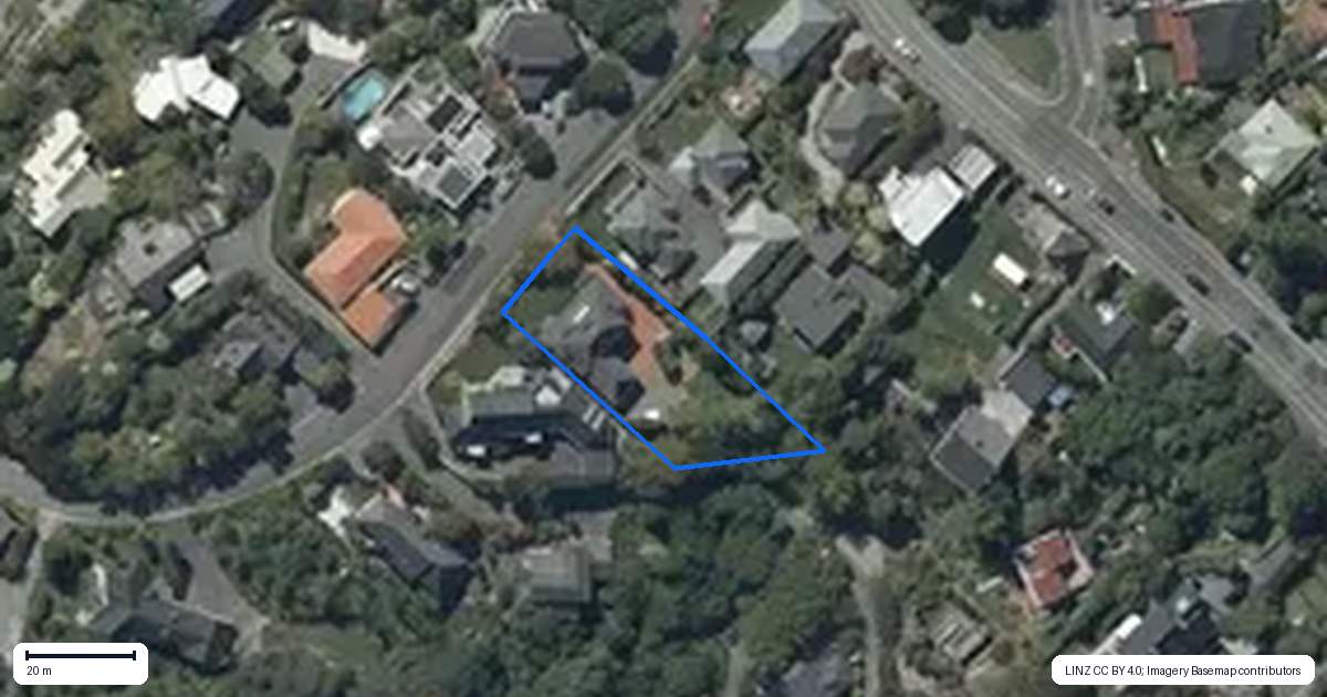 Property context map for 7 Kiteroa Place, Cashmere, Christchurch