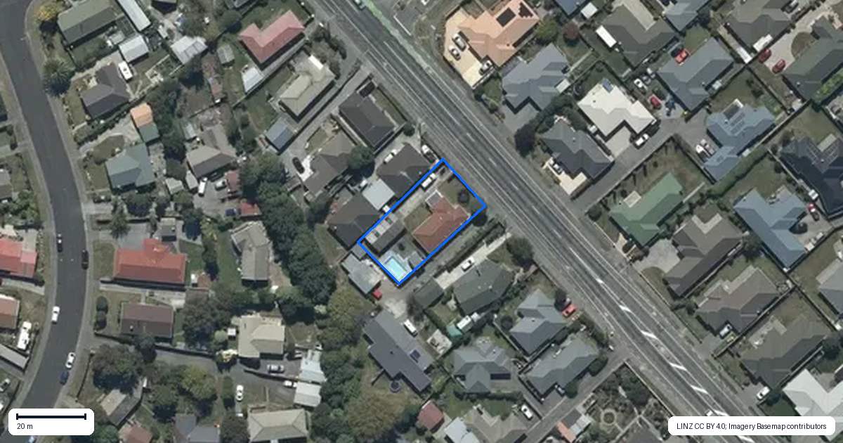 Property context map for 52 Awatea Road, Hornby, Christchurch