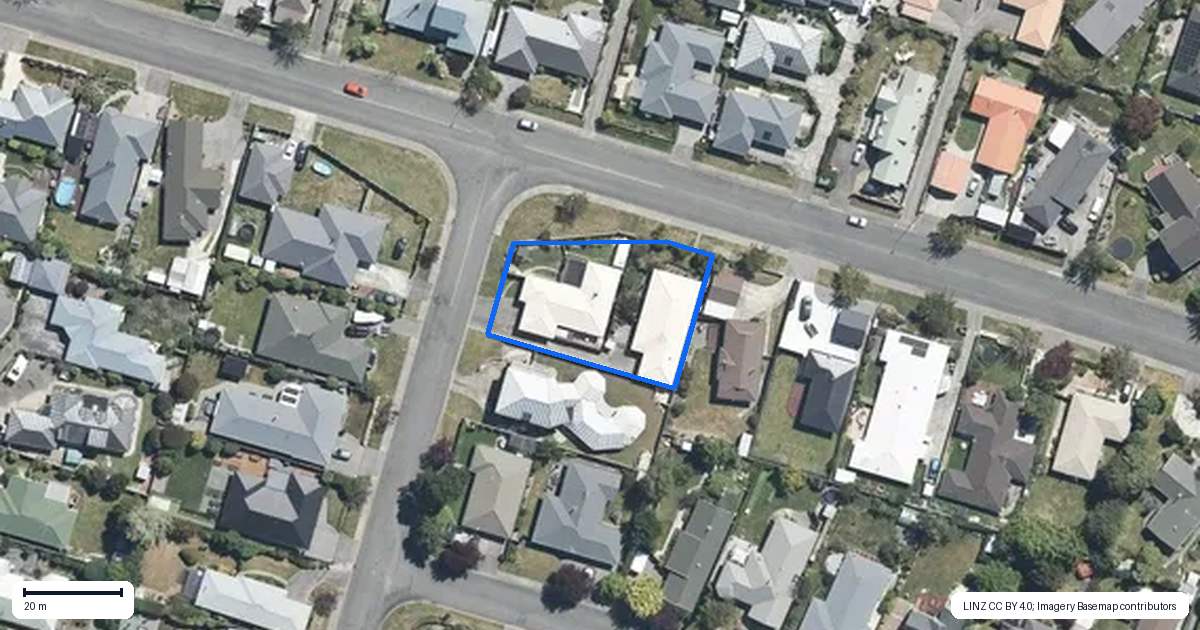 Property context map for 55 Isaac Wilson Road, Kaiapoi