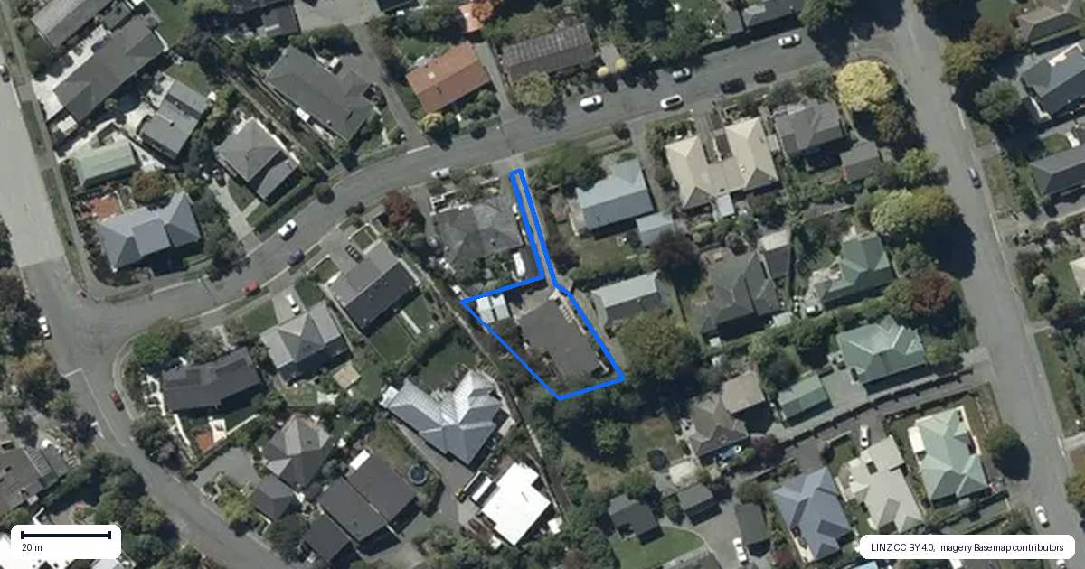 Property context map for 10B Wedgewood Avenue, Cashmere, Christchurch