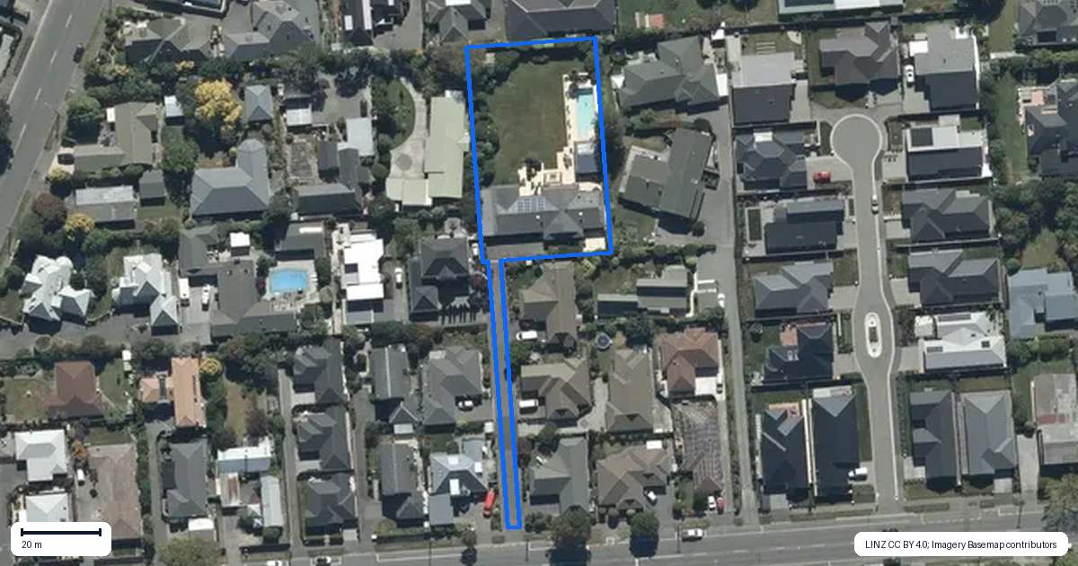 Property context map for 42 Merrin Street, Avonhead, Christchurch