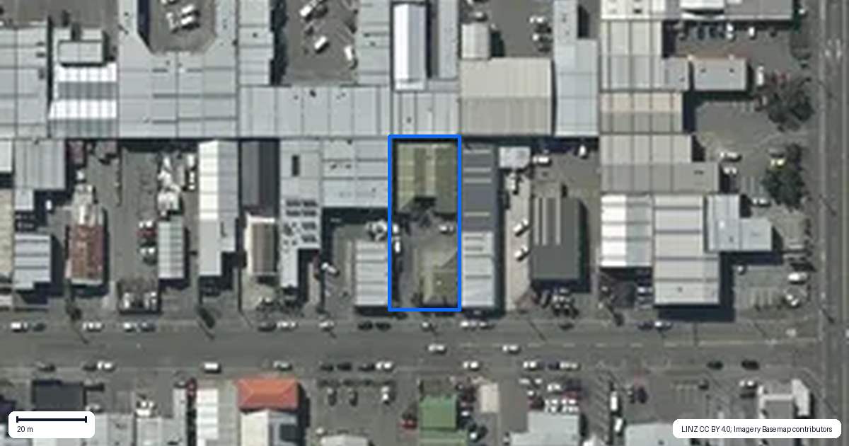 Property context map for 33B Coleridge Street, Sydenham, Christchurch