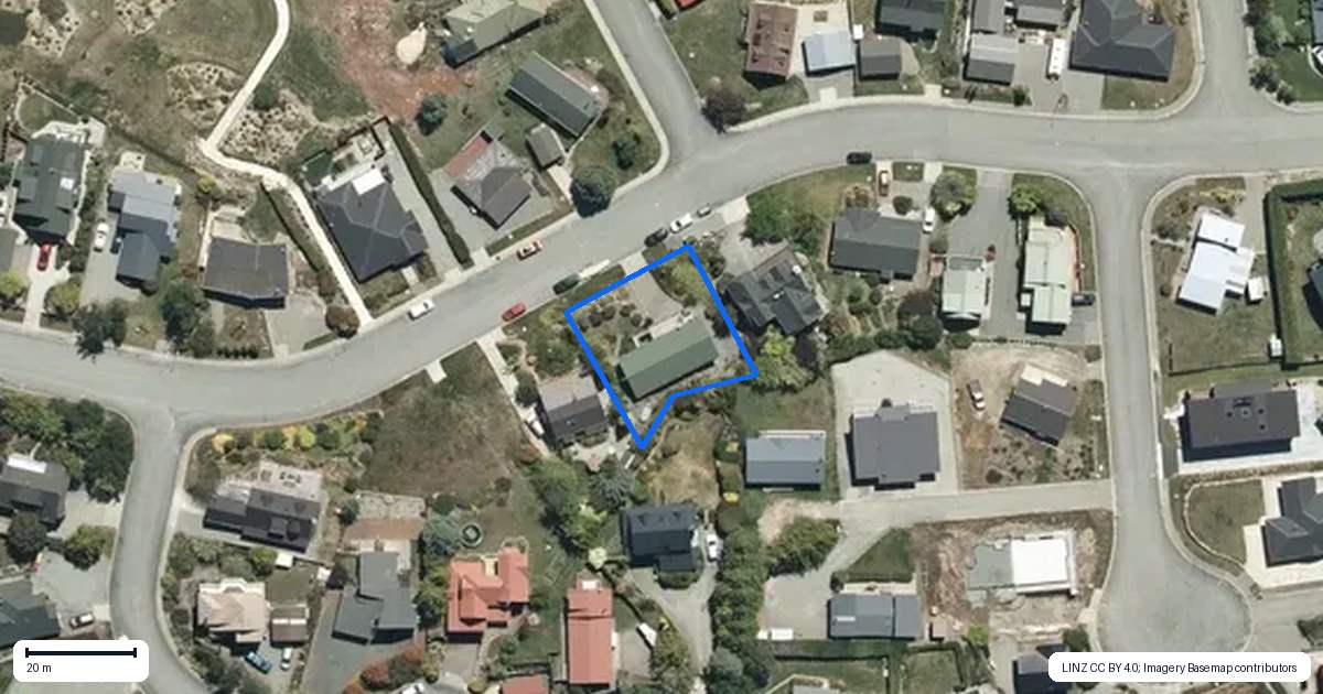 Property context map for 10 Hamilton Drive, Lake Tekapo
